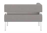МС угловой двухместный модуль (лев/прав) светло-серый Kardif