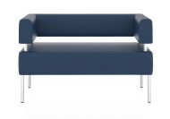 МС двухместный диван бриллиантово-синий ИК Домус
