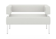 МС двухместный диван ультра белый ИК Домус