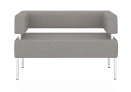 МС двухместный диван светло-серый Kardif