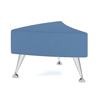 Офисный диван Банкетка M23-1P одноместная, синий