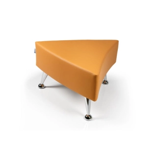Офисный диван Банкетка M23-1P одноместная, оранжевый