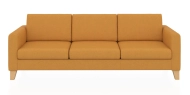 БЕРГЕН 3-х местный диван светло-оранжевый Kardif