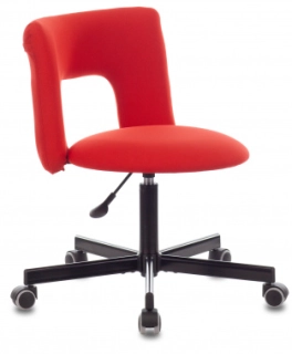 офисный стул Бюрократ KF-1M красный