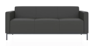 ЕВРО 2 3-х местный диван железно-серый P2 euroline 7024
