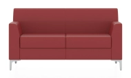СМАРТ 2-х местный диван красный P2 euroline