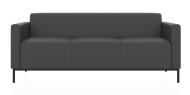 ЕВРО 2 3-х местный диван железно-серый P2 euroline 9011