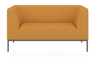 УЛЬТРА 2.0 2-х местный диван светло-оранжевый Kardif 7024
