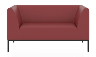 УЛЬТРА 2.0 2-х местный диван красный P2 euroline 9011