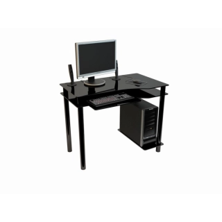 Компьютерный стол черный лак