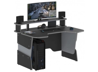 Компьютерный стол Skilll STG 1390 антрацит / металлик
