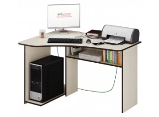 Компьютерный стол Триан-1 угловой белый