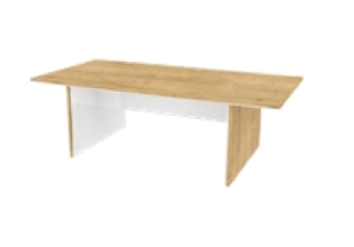 стол для переговоров серии яппи white