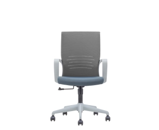 офисный стул Betta серый пластик серая сетка