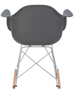 620АPP-LMZL Кресло качалка, цвет серый
