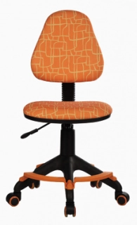 офисный стул Бюрократ KD-4-F оранжевый жираф