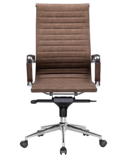 офисный стул 101F-LMR CLARK, цвет коричневый лофт №320