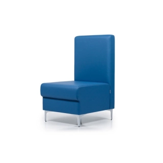 Офисный диван Модуль M6-1D2 одноместный, синий
