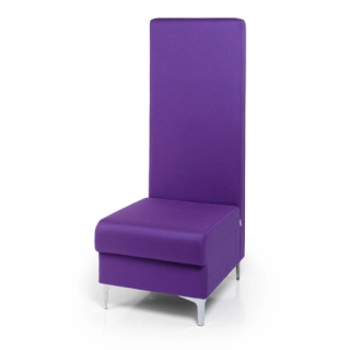 Офисный диван Модуль M6-1D3 одноместный, фиолетовый