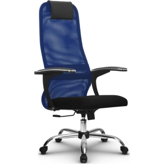 офисный стул SU-BU158-8 Ch синий/черный