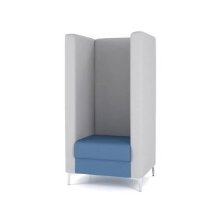 Кресло M6-1S3 синий/серый