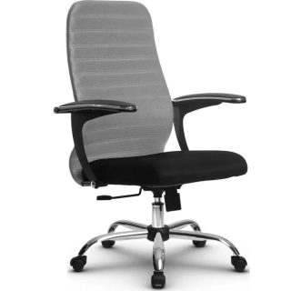 офисный стул SU-СU160-10 Ch светло-серый/черный