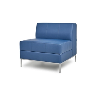 Офисный диван Модуль M9-1D одноместный, синий