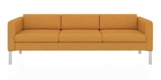 МОДЕРН 3-х местный диван светло-оранжевый Kardif