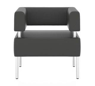 Офисный диван МС кресло железно-серый P2 euroline