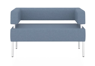 МС двухместный диван голубой Kardif