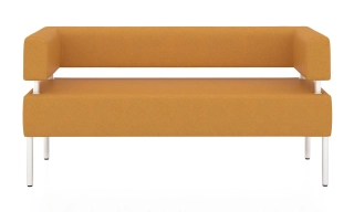 МС трехместный диван светло-оранжевый Kardif