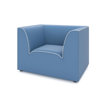 Кресло M19А-1S синий