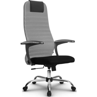 офисный стул SU-BU158-10 Ch светло-серый/черный