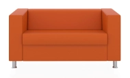 АПОЛЛО 2-х местный диван оранжевый P2 euroline