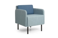 Кресло M27-1S одноместное, голубой/синий