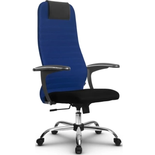 офисный стул SU-BU158-10 Ch синий/черный