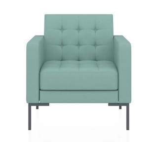 Офисный диван НЕКСТ кресло светло-зеленый Velutto