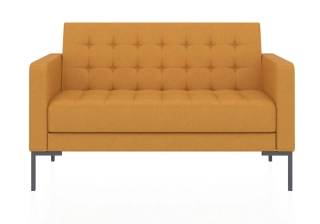 НЕКСТ 2-х местный диван светло-оранжевый Kardif