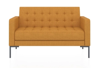 НЕКСТ 2-х местный диван оранжевый Twist
