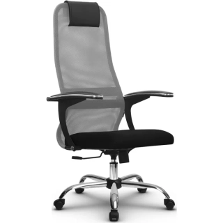 офисный стул SU-BU158-8 Ch светло-серый/черный
