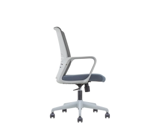 офисный стул Betta серый пластик серая сетка