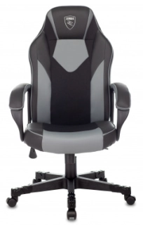 офисный стул Zombie GAME 17 черный/серый
