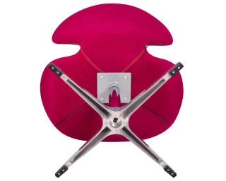 69A-LMO SWAN, цвет сиденья бордовый (AF5), алюминиевое основание