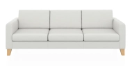 БЕРГЕН 3-х местный диван ультра белый ИК Домус