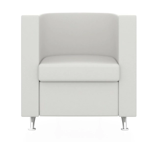 Офисный диван ЭРГО кресло ультра белый ИК Домус