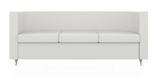 ЭРГО 3-х местный диван ультра белый ИК Домус