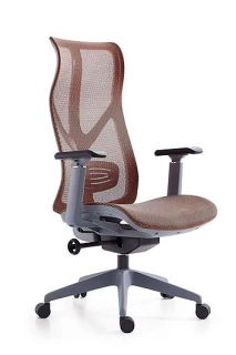 офисный стул Viking-22 сетка оранжевый