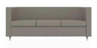 ЭРГО 3-х местный диван кварцевый серый P2 euroline