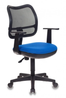 офисный стул Бюрократ Ch-797AXSN черный сиденье синий