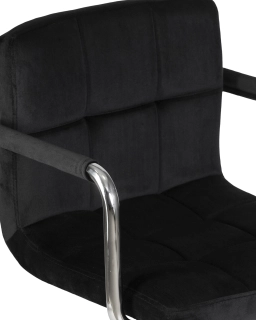 офисный стул 9400-LM TERRY, цвет сиденья черный велюр (MJ9-101)